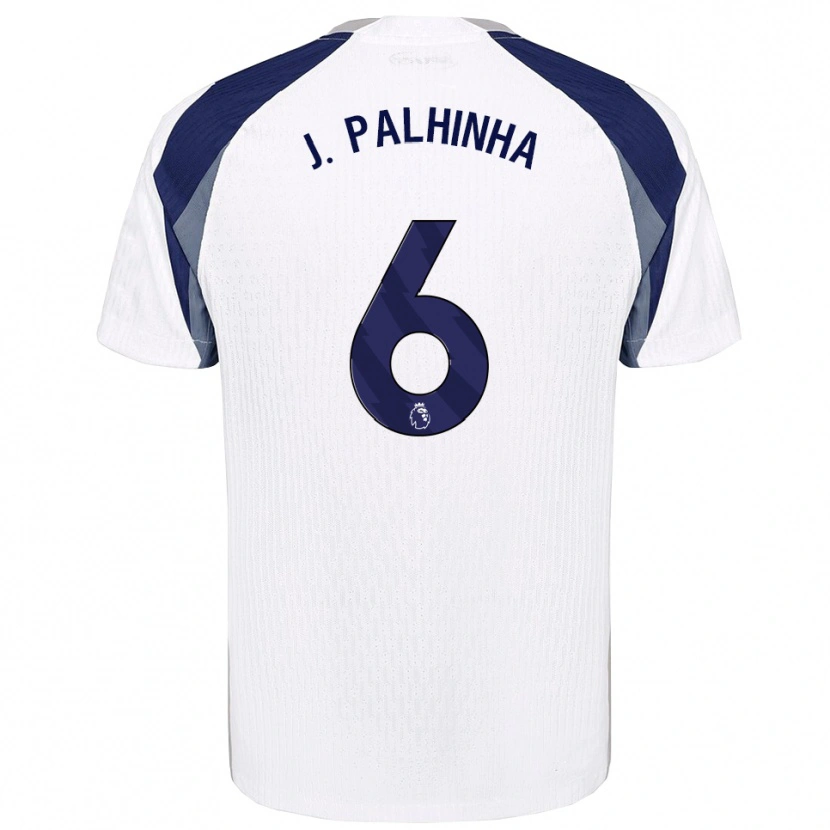 Danxen Hombre Camiseta João Palhinha #6 Blanco Marino 1ª Equipación 2025/26 La Camisa