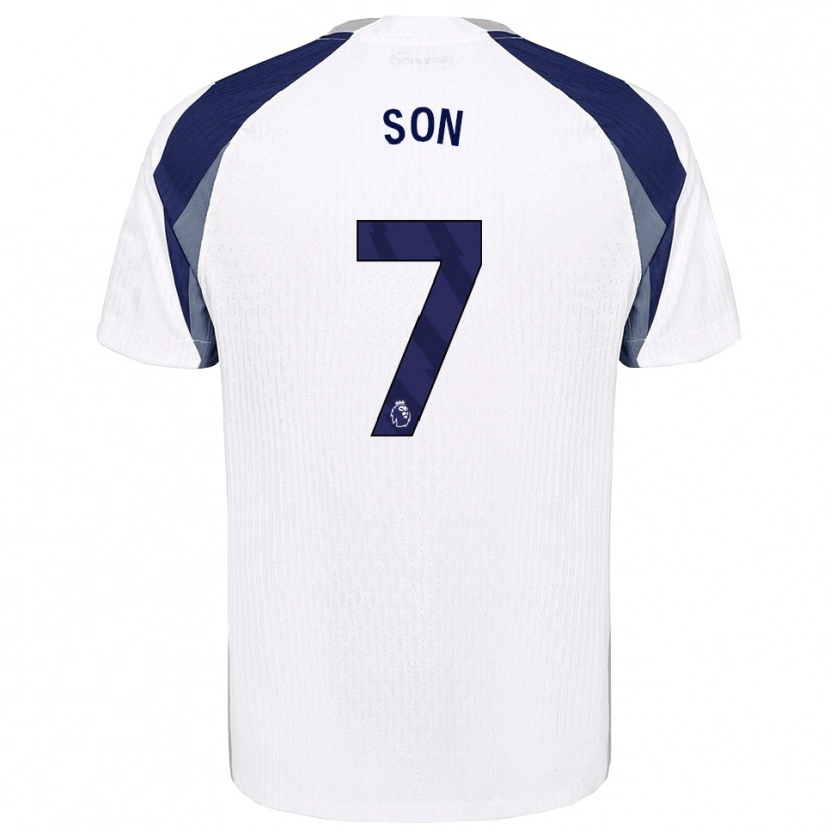 Danxen Hombre Camiseta Heung-Min Son #7 Blanco Marino 1ª Equipación 2025/26 La Camisa