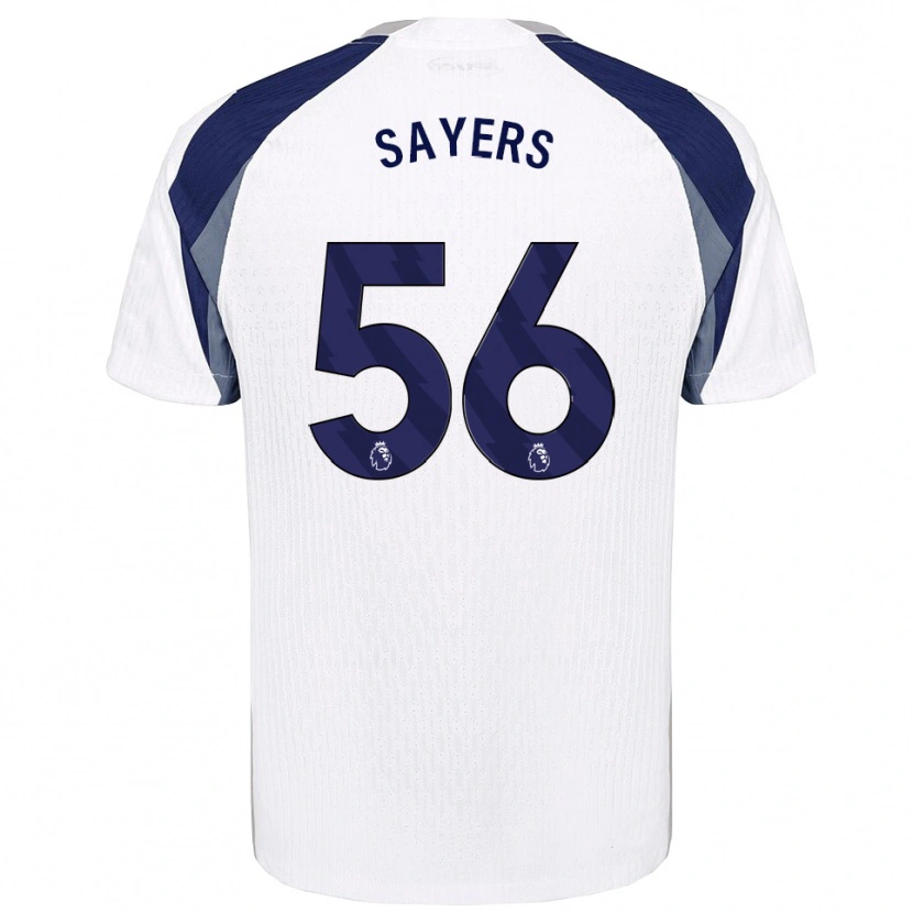 Danxen Hombre Camiseta Charlie Sayers #56 Blanco Marino 1ª Equipación 2025/26 La Camisa