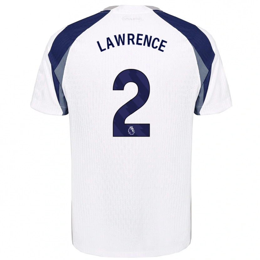 Danxen Hombre Camiseta Donte Lawrence #2 Blanco Marino 1ª Equipación 2025/26 La Camisa