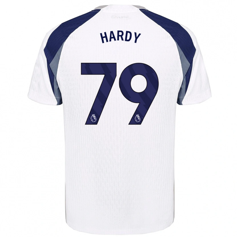 Danxen Hombre Camiseta Malachi Hardy #79 Blanco Marino 1ª Equipación 2025/26 La Camisa