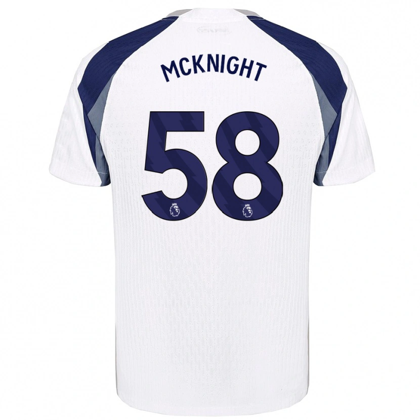 Danxen Hombre Camiseta Maxwell Mcknight #58 Blanco Marino 1ª Equipación 2025/26 La Camisa