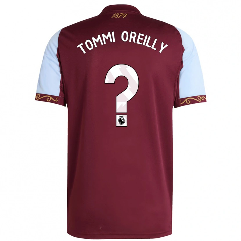 Danxen Hombre Camiseta Tommi Oreilly #0 Borgoña Celeste 1ª Equipación 2025/26 La Camisa