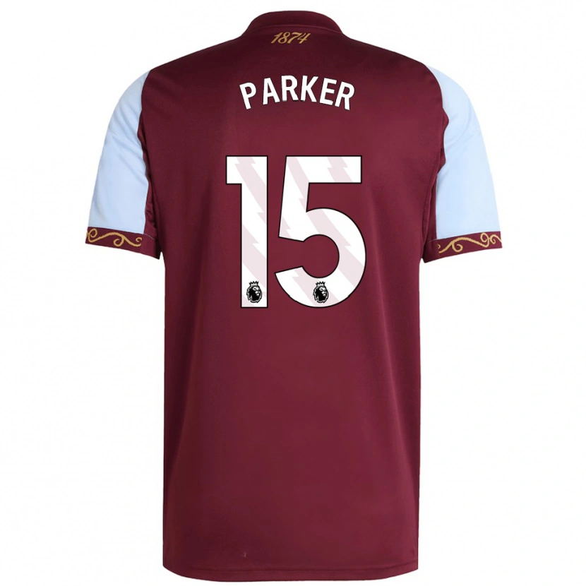 Danxen Hombre Camiseta Lucy Parker #15 Borgoña Celeste 1ª Equipación 2025/26 La Camisa