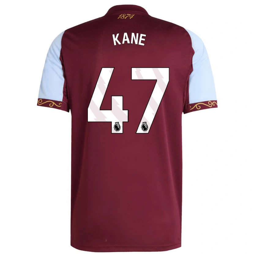 Danxen Hombre Camiseta Kane Taylor #47 Borgoña Celeste 1ª Equipación 2025/26 La Camisa