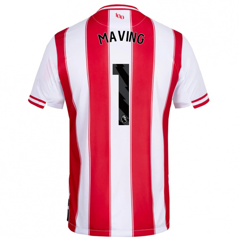 Danxen Hombre Camiseta Emily Maving #1 Rojo Blanco 1ª Equipación 2025/26 La Camisa