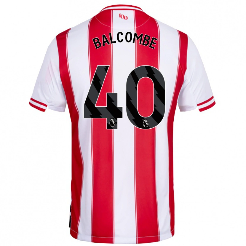Danxen Hombre Camiseta Ellery Balcombe #40 Rojo Blanco 1ª Equipación 2025/26 La Camisa