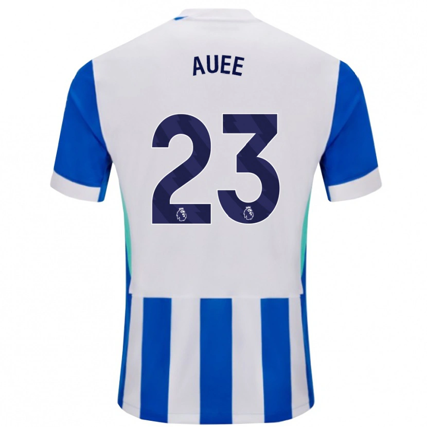 Danxen Hombre Camiseta Marit Auée #23 Azul Blanco 1ª Equipación 2025/26 La Camisa