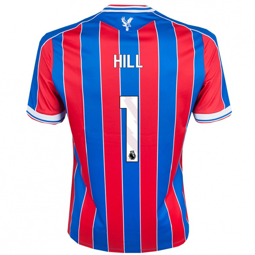 Danxen Hombre Camiseta Marcus Hill #1 Azul Rojo Blanco 1ª Equipación 2025/26 La Camisa