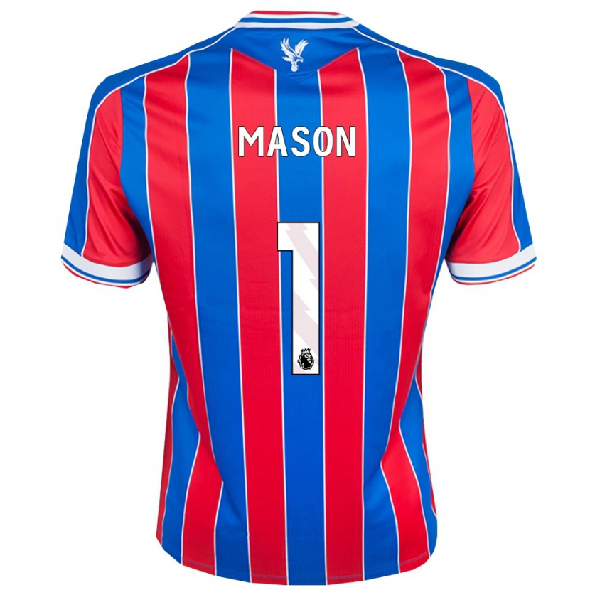 Danxen Hombre Camiseta Jack Mason #1 Azul Rojo Blanco 1ª Equipación 2025/26 La Camisa