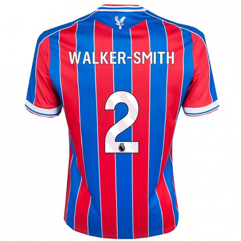 Danxen Hombre Camiseta Charlie Walker-Smith #2 Azul Rojo Blanco 1ª Equipación 2025/26 La Camisa