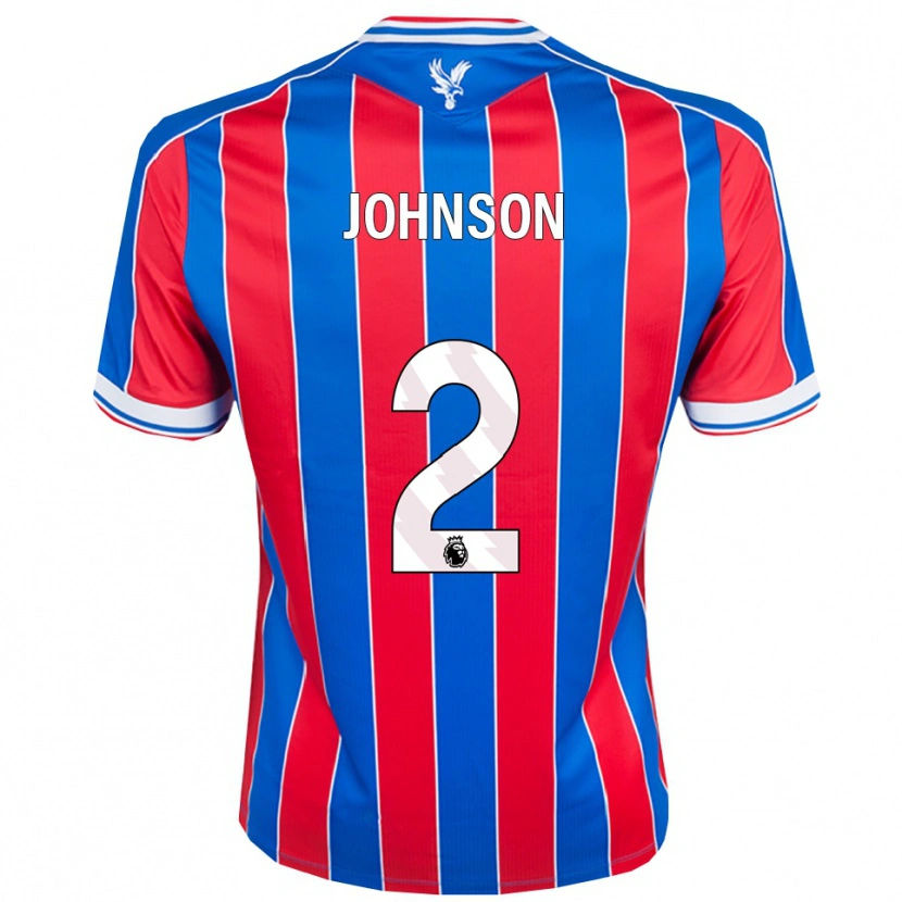 Danxen Hombre Camiseta Annabel Johnson #2 Azul Rojo Blanco 1ª Equipación 2025/26 La Camisa
