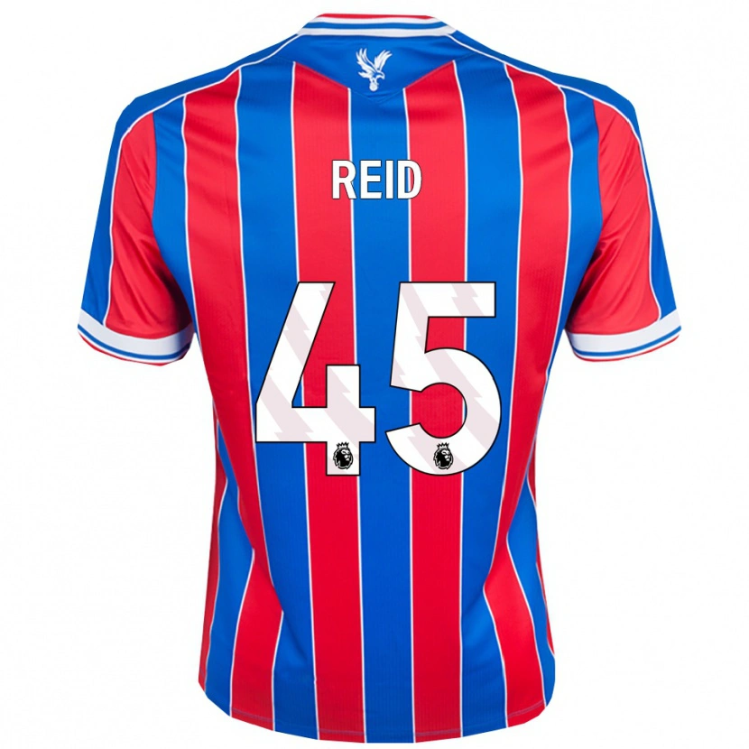 Danxen Hombre Camiseta Dylan Reid #45 Azul Rojo Blanco 1ª Equipación 2025/26 La Camisa