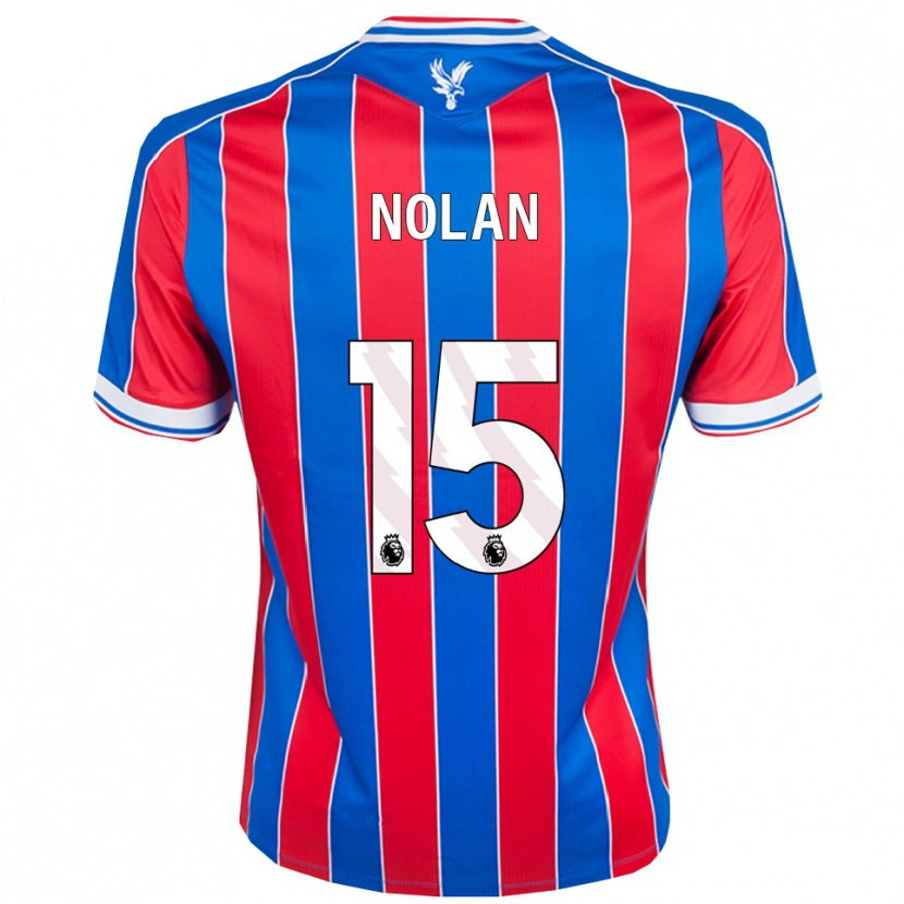 Danxen Hombre Camiseta Hayley Nolan #15 Azul Rojo Blanco 1ª Equipación 2025/26 La Camisa