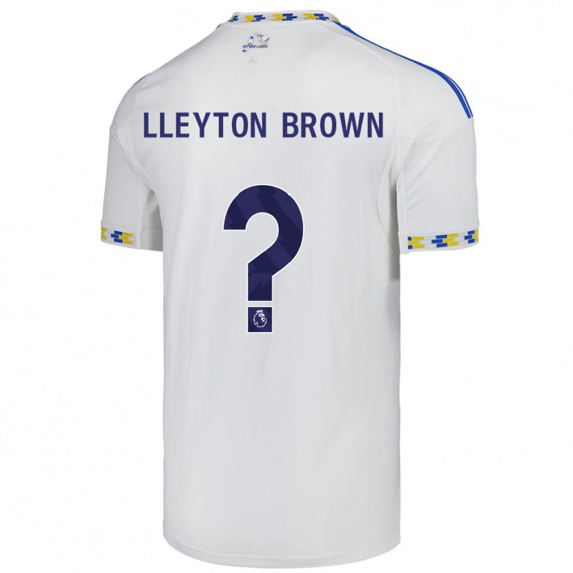 Danxen Hombre Camiseta Lleyton Brown #0 Blanco Azul 1ª Equipación 2025/26 La Camisa
