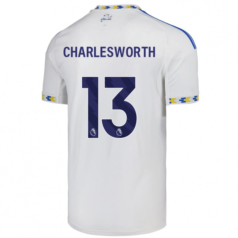 Danxen Hombre Camiseta Millie Robshaw-Charlesworth #13 Blanco Azul 1ª Equipación 2025/26 La Camisa