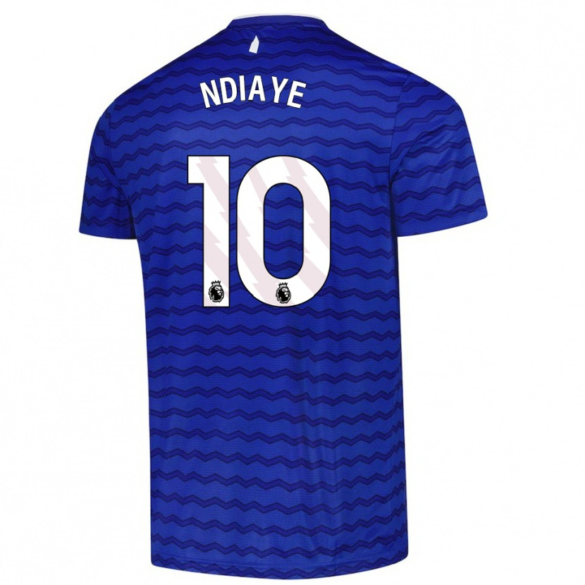 Danxen Hombre Camiseta Iliman Ndiaye #10 Azul Marino 1ª Equipación 2025/26 La Camisa