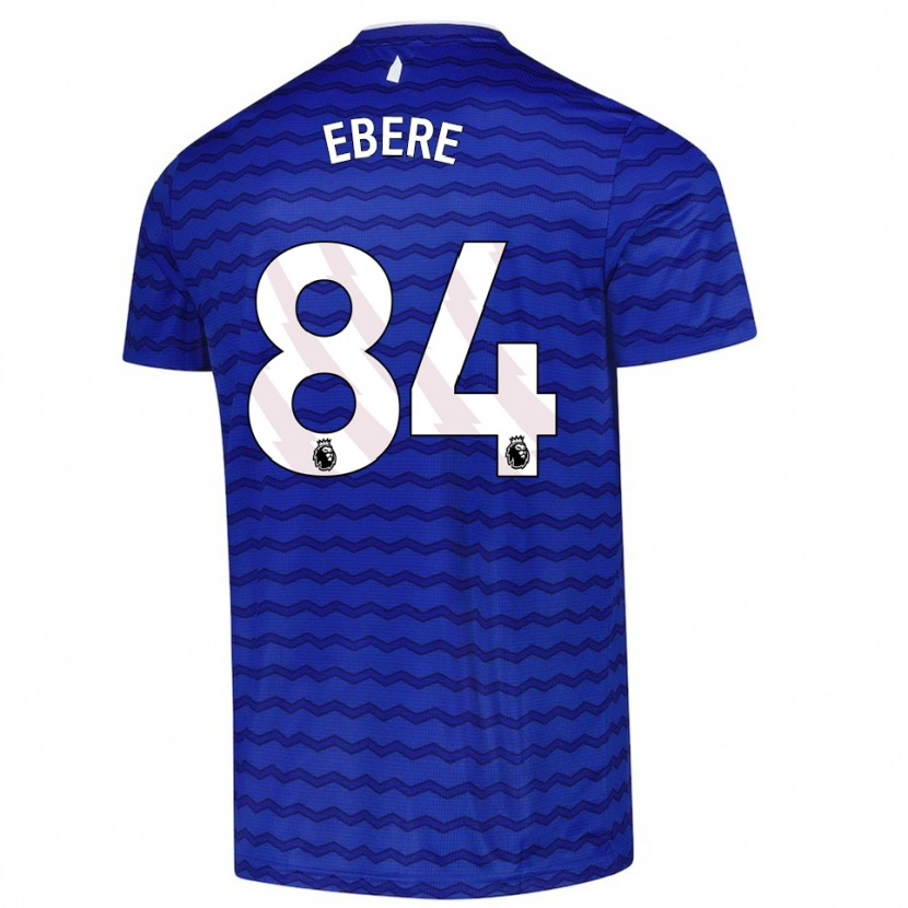 Danxen Hombre Camiseta Coby Ebere #84 Azul Marino 1ª Equipación 2025/26 La Camisa