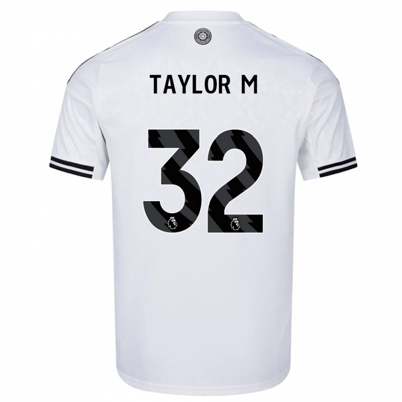 Danxen Hombre Camiseta Belle Taylor-M #32 Blanco Negro 1ª Equipación 2025/26 La Camisa