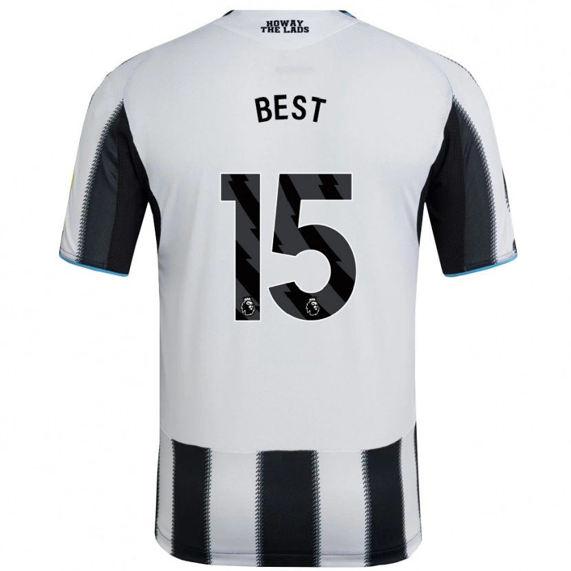 Danxen Hombre Camiseta Oliver Best #15 Negro Blanco 1ª Equipación 2025/26 La Camisa