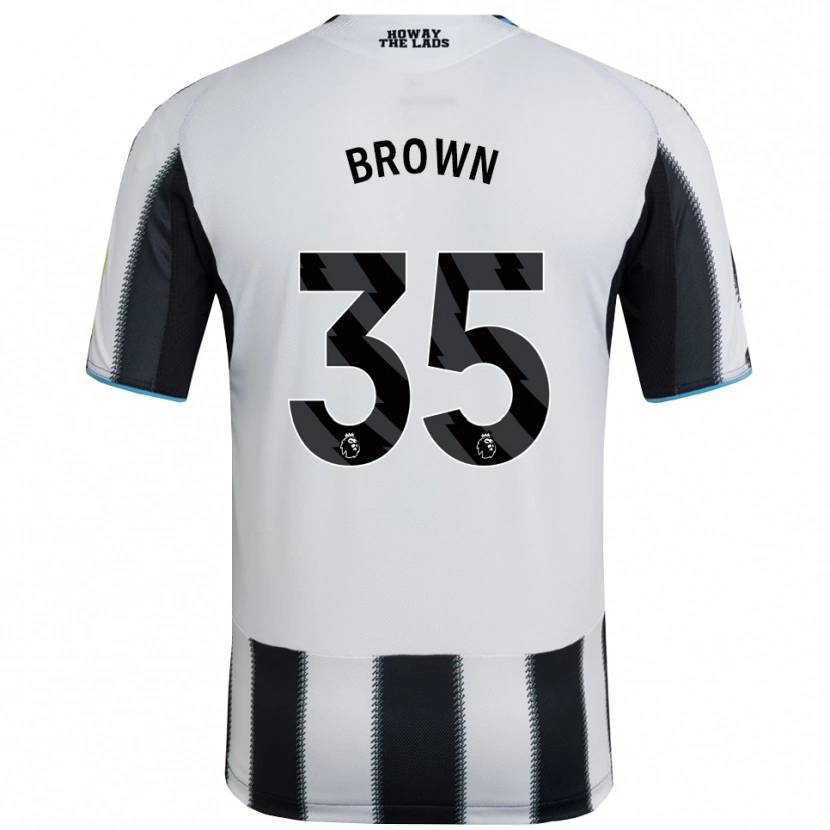 Danxen Hombre Camiseta Will Brown #35 Negro Blanco 1ª Equipación 2025/26 La Camisa