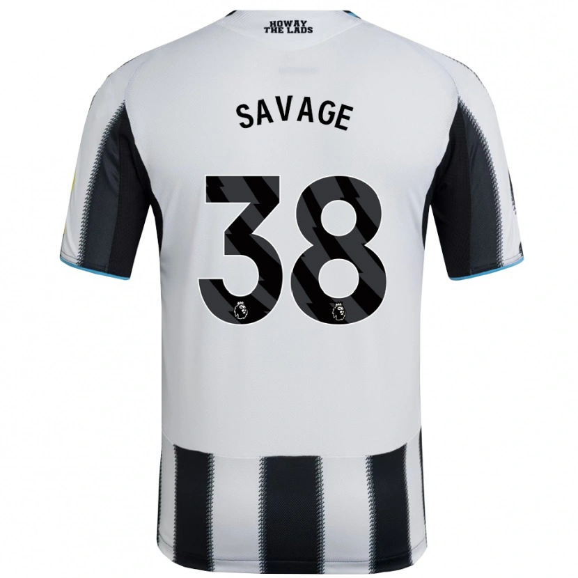 Danxen Hombre Camiseta Remi Savage #38 Negro Blanco 1ª Equipación 2025/26 La Camisa
