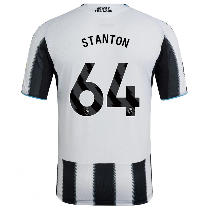 Danxen Hombre Camiseta Ellis Stanton #64 Negro Blanco 1ª Equipación 2025/26 La Camisa