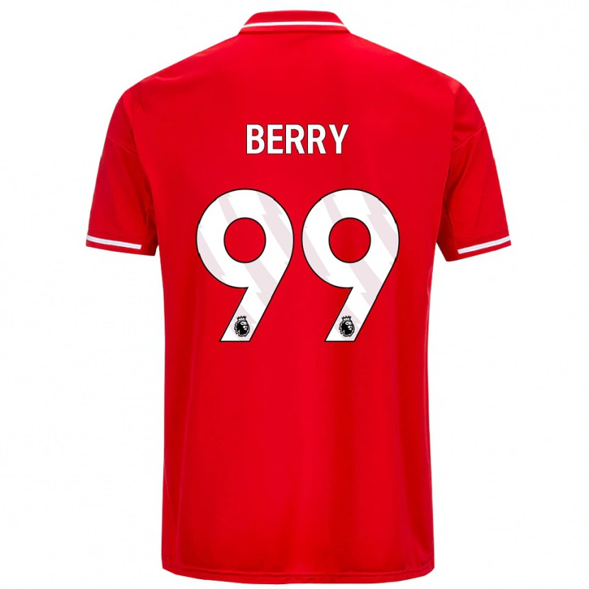 Danxen Hombre Camiseta Adam Berry #99 Rojo Blanco 1ª Equipación 2025/26 La Camisa