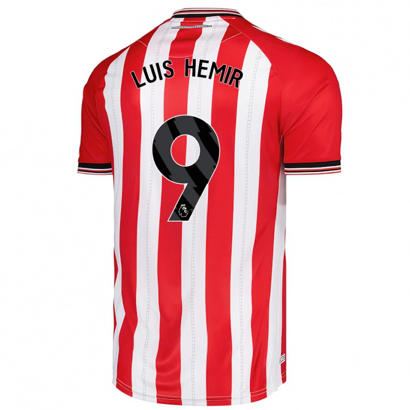 Danxen Hombre Camiseta Luís Semedo #9 Rojo Blanco 1ª Equipación 2025/26 La Camisa