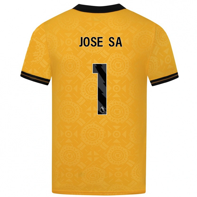 Danxen Hombre Camiseta José Sá #1 Amarillo Negro 1ª Equipación 2025/26 La Camisa