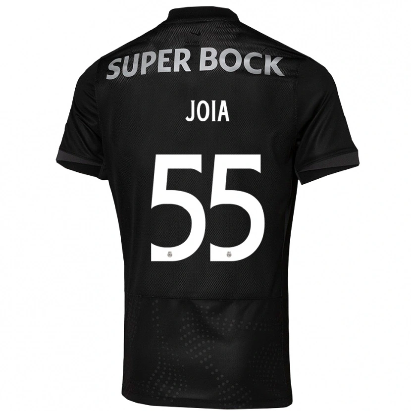 Danxen Hombre Camiseta Carolina Joia #55 Negro Blanco 2ª Equipación 2025/26 La Camisa