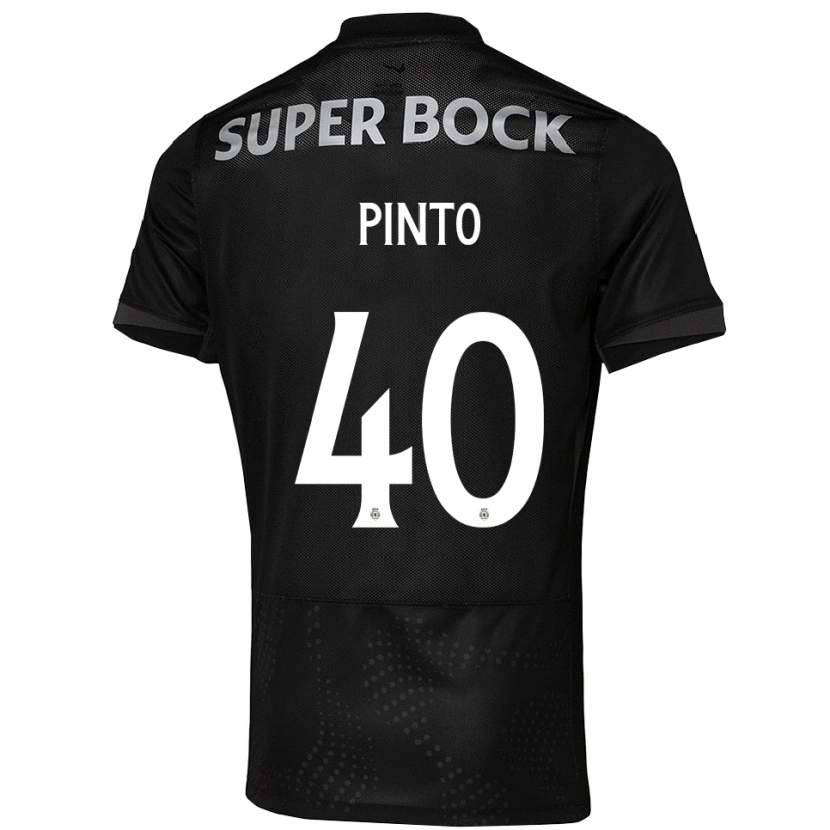 Danxen Hombre Camiseta Rita Pinto De Almeida #40 Negro Blanco 2ª Equipación 2025/26 La Camisa