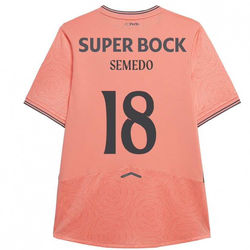 Danxen Hombre Camiseta Adriana Semedo #18 Rosa Marino 2ª Equipación 2025/26 La Camisa