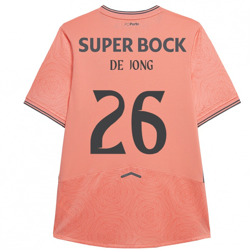 Danxen Hombre Camiseta Luuk De Jong #26 Rosa Marino 2ª Equipación 2025/26 La Camisa