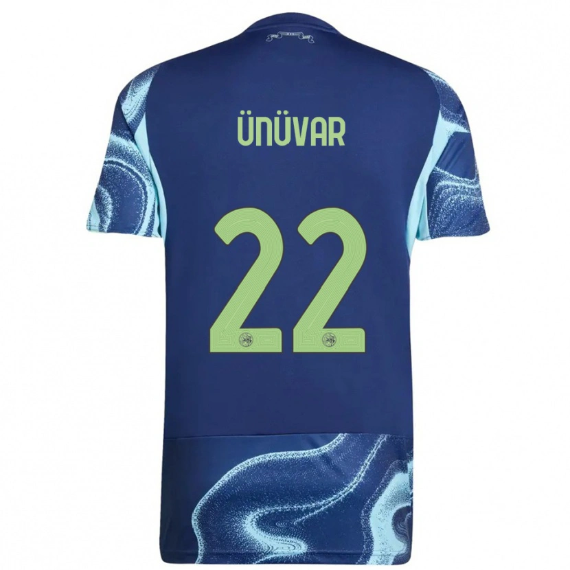 Danxen Hombre Camiseta Emre Ünüvar #22 Marino Celeste 2ª Equipación 2025/26 La Camisa