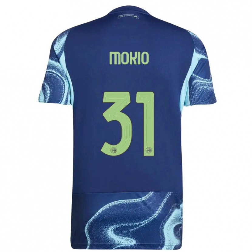 Danxen Hombre Camiseta Jorthy Mokio #31 Marino Celeste 2ª Equipación 2025/26 La Camisa