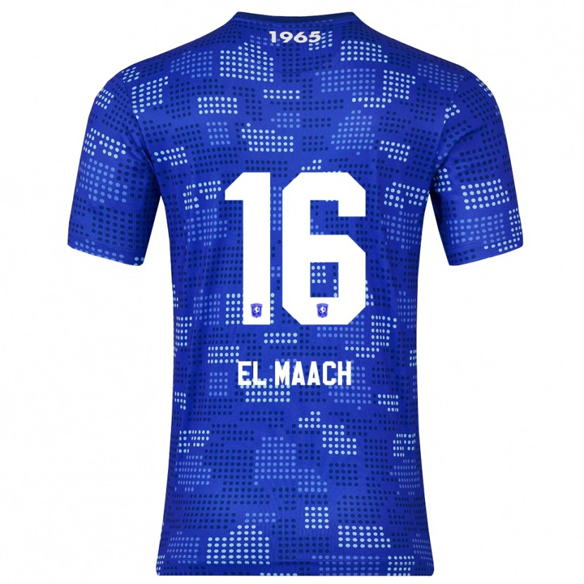 Danxen Hombre Camiseta Issam El Maach #16 Azul Celeste 2ª Equipación 2025/26 La Camisa