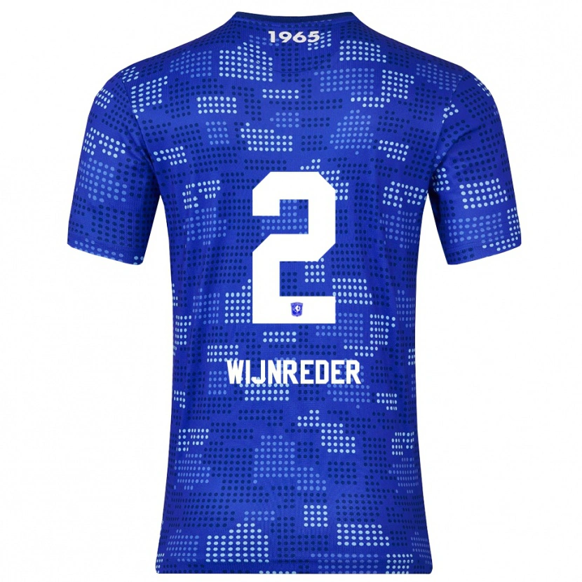 Danxen Hombre Camiseta Jeppe Wijnreder #2 Azul Celeste 2ª Equipación 2025/26 La Camisa