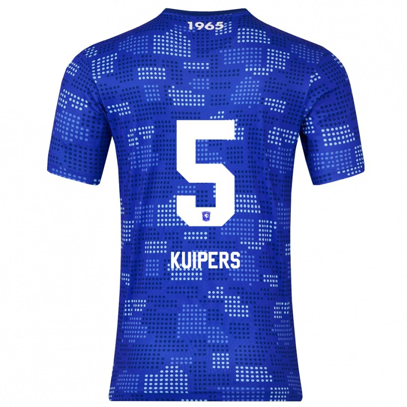 Danxen Hombre Camiseta Bas Kuipers #5 Azul Celeste 2ª Equipación 2025/26 La Camisa