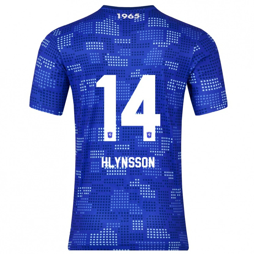 Danxen Hombre Camiseta Kristian Hlynsson #14 Azul Celeste 2ª Equipación 2025/26 La Camisa