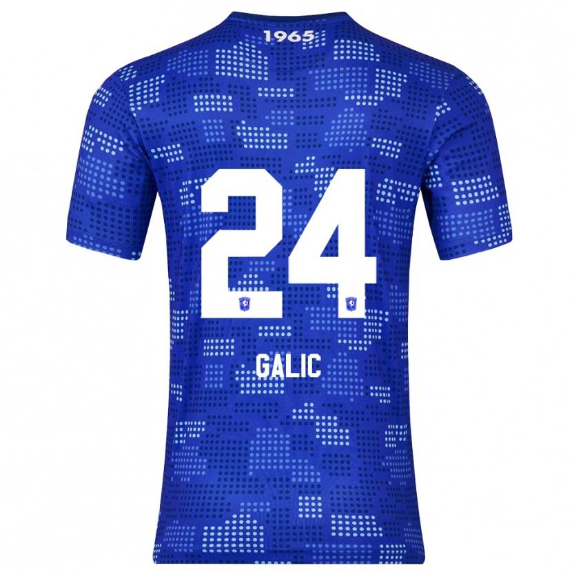 Danxen Hombre Camiseta Daniela Galic #24 Azul Celeste 2ª Equipación 2025/26 La Camisa