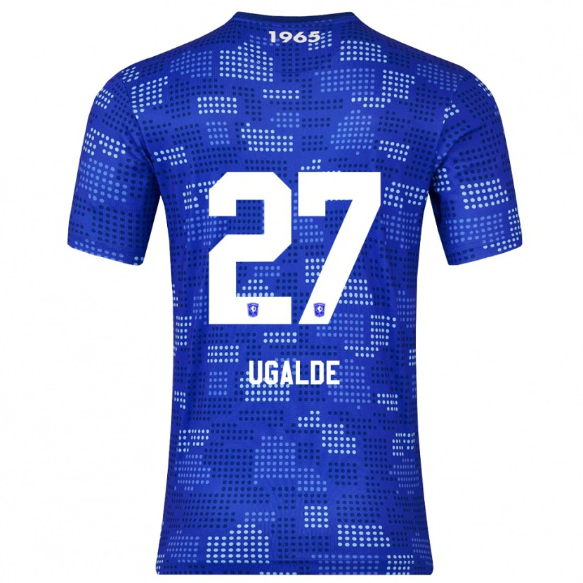 Danxen Hombre Camiseta Manfred Ugalde #27 Azul Celeste 2ª Equipación 2025/26 La Camisa
