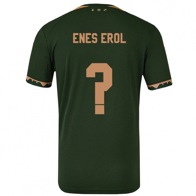 Danxen Hombre Camiseta Kubilay Enes Erol #0 Verde Oro 2ª Equipación 2025/26 La Camisa