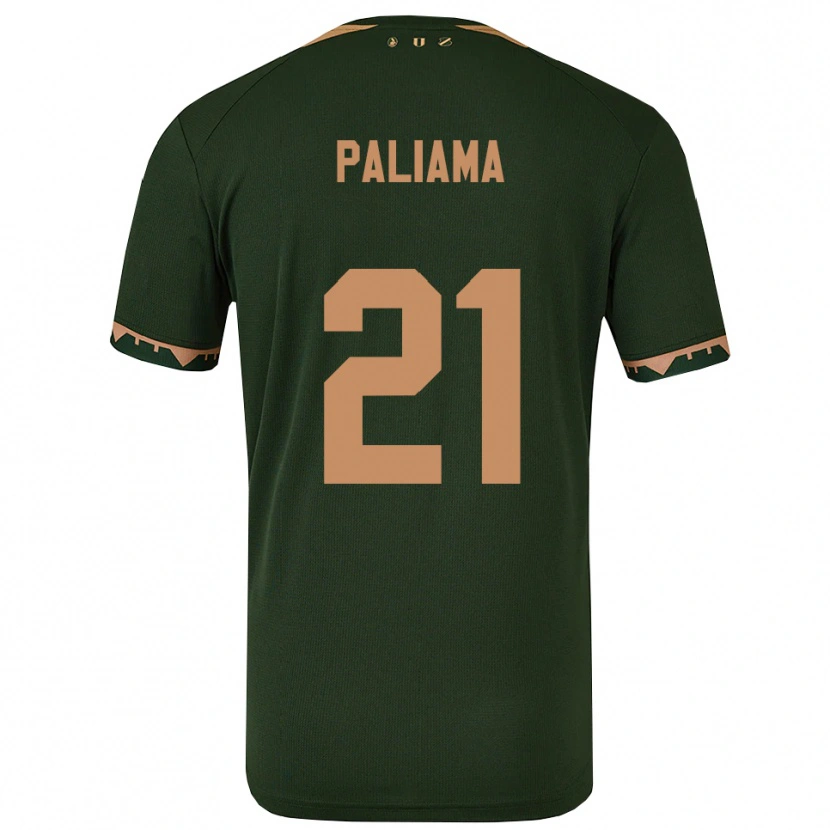 Danxen Hombre Camiseta Joni Paliama #21 Verde Oro 2ª Equipación 2025/26 La Camisa