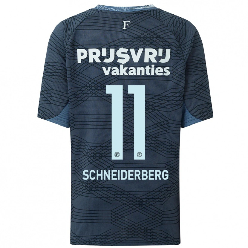 Danxen Hombre Camiseta July Schneiderberg #11 Negro Gris 2ª Equipación 2025/26 La Camisa