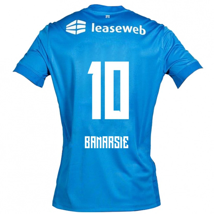 Danxen Hombre Camiseta Amy Banarsie #10 Azul Blanco 2ª Equipación 2025/26 La Camisa