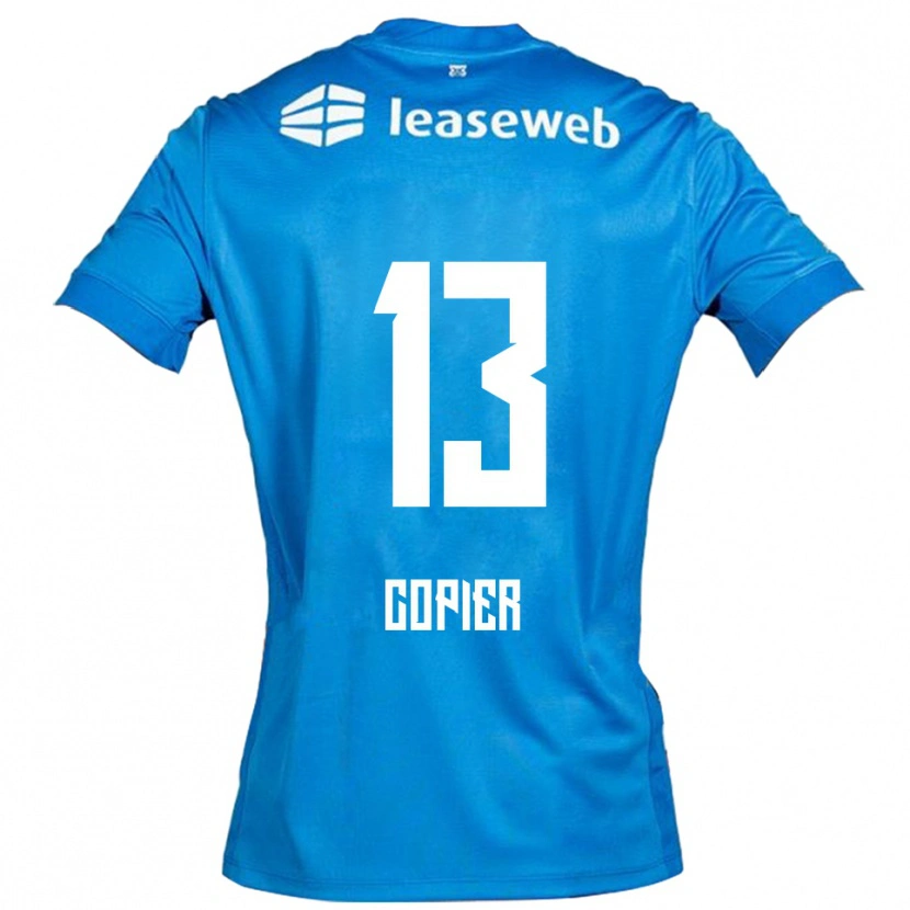 Danxen Hombre Camiseta Febe Copier #13 Azul Blanco 2ª Equipación 2025/26 La Camisa