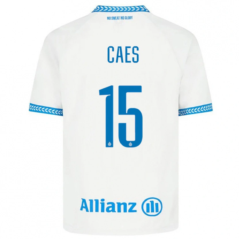 Danxen Hombre Camiseta Jippe Caes #15 Azul Blanco 2ª Equipación 2025/26 La Camisa
