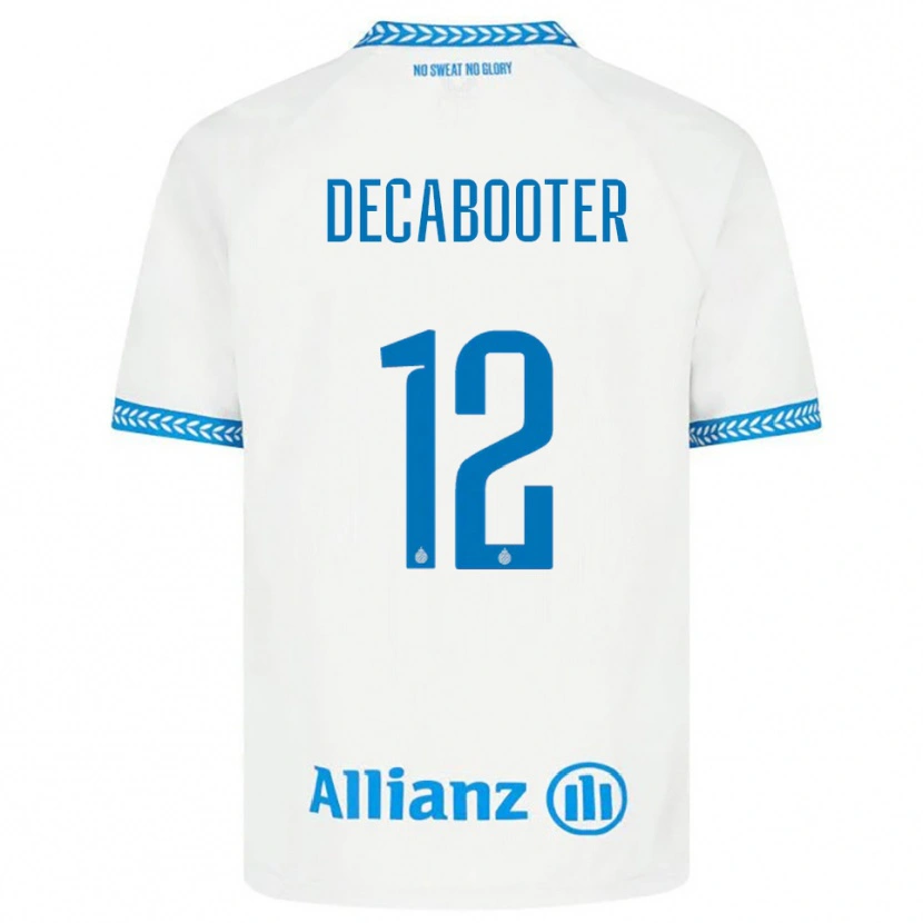 Danxen Hombre Camiseta Marith Decabooter #12 Azul Blanco 2ª Equipación 2025/26 La Camisa