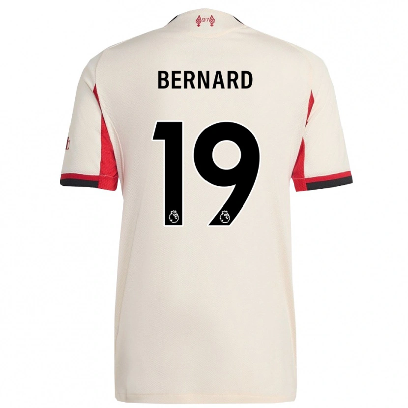 Danxen Hombre Camiseta Dj Bernard #19 Blanco Negro 2ª Equipación 2025/26 La Camisa